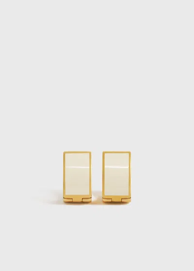 Totême Signature Hoops Ecru/gold
