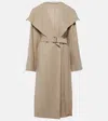 Totême Signature Linen-blend Coat In Neutrals