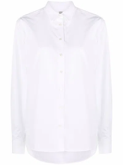 TOTÊME SIGNATURE ORGANIC COTTON SHIRT