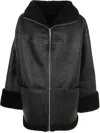 Totême Toteme Signature Shearling Jacket Clothing In Black