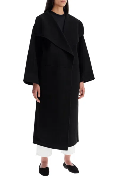 Totême Toteme Signature Wool And Cashmere Coat In Black