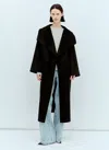 Totême Toteme Signature Wool And Cashmere Coat In Black