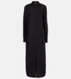 Totême Parachute Shirt Dress In Blau