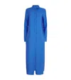 Totême Toteme Silk Chemisier Dress In Blue