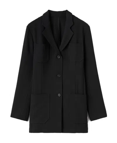 Totême Single-breasted Blazer In Black