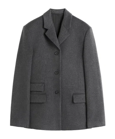 Totême Single-breasted Blazer In Black