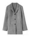 Totême Toteme Womens Grey Melange Single-breasted Jersey Wool And Recycled Polyamide-blend Blazer In Gray