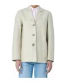 Totême Single-breasted Blazer In White