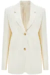 Totême Toteme Woven Blazer In White