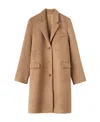 Totême Single-breasted Coat In Nude