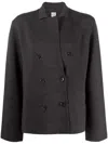 Totême Single-breasted Houndstooth Blazer In Neutrals