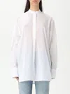 Totême Toteme Stand Up Collar Blouse In White