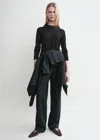 Totême Slanted Pocket Trousers Nightfall In Nightfall