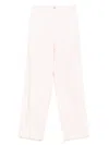 Totême Toteme Slanted Pocket Pants In Rosa