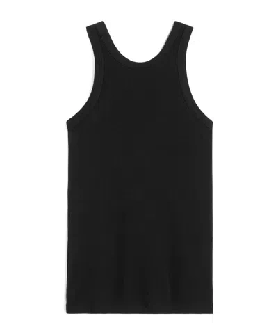 Totême Sleeveless Crepe Tank Top In Black