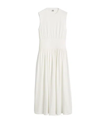 Totême Sleeveless Dress In Off White