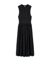 Totême Toteme Women Black Organic Jersey Sleeveless Tee Dress In Black