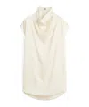 Totême Toteme Woman Top Beige Size 6 Viscose, Polyester In White