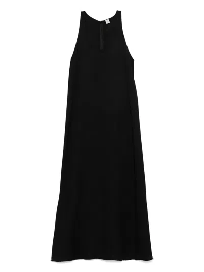 Totême Sleeveless Midi Dress In Black
