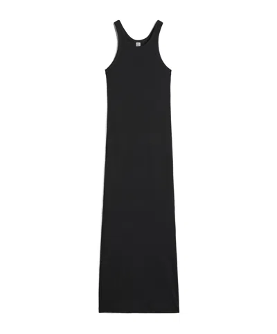 TOTÊME SLEEVELESS ORGANIC COTTON MAXI DRESS