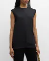 TOTÊME SLEEVELESS TWISTED SEAM TOP