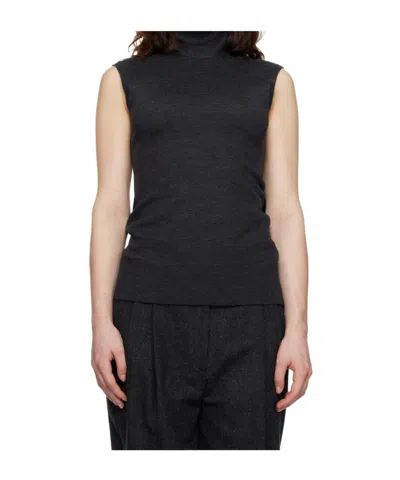 Totême Sleeveless Vest In Black