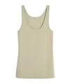 Totême Compact Knit Tank Top In Nude