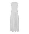 Totême Off-white Sleeveless Cotton Tee Maxi Dress In White