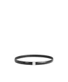 Totême Sliding Buckle Waist Belt In Black
