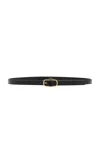 Totême Slim Leather Belt In Black