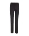 Totême Slim-leg Crepe Trousers In Black