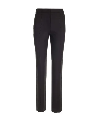 Totême Slim-leg Crepe Trousers In Black