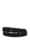 Totême Toteme Suede Slim Belt In Brown