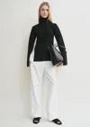Totême Ribbed-knit Wool Turtleneck Sweater
