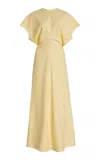 Totême Slouch Waist Viscose Blend Long Dress
