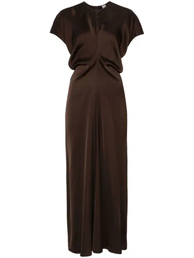 TOTÊME SLOUCH WAIST MAXI DRESS
