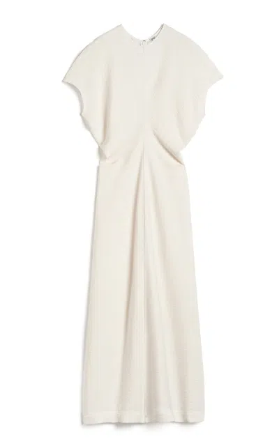 Totême Slouch Waist Dress In Cream
