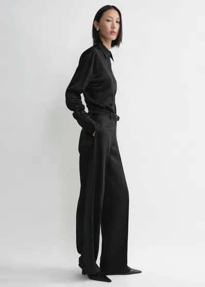 Totême Slouch Waist Shirt Black