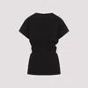 Totême Toteme Women Black Basketweave Slouch Waist Top In Black