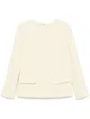 Totême Pocket Top Butter In 白色
