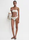 Totême Smocked Mid-rise Bikini Bottoms Washed Floral In Washed Floral