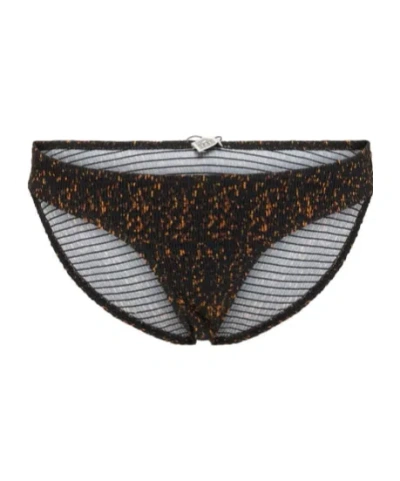 Totême Smocked Mini Bikini Bottoms In 多色