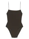 Totême Toteme Women Smock One-piece Swimsuit In Green