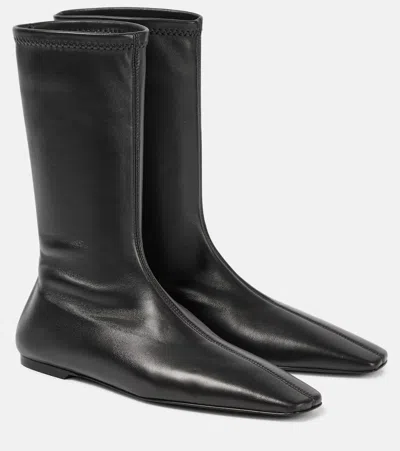 Totême The Sock Boot Black In Black 001