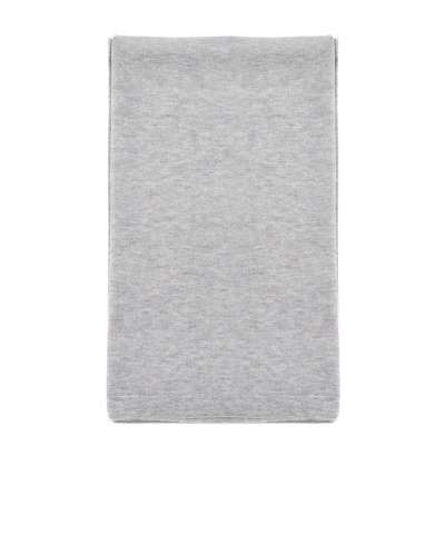 Totême Solid Color Knitted Scarf In Gray