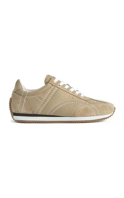 Totême Toteme Nylon Low-top Sneakers In Beige