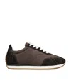 Totême Toteme Pre Nylon Low Top Sneakers In Brown