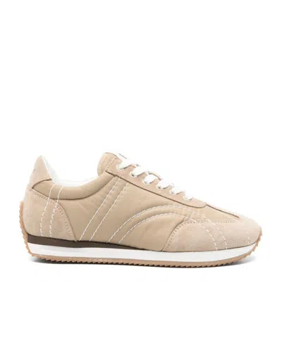 TOTÊME TOTÊME QUILTED LACE-UP SNEAKERS