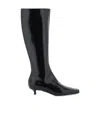 Totême 40 High Boots In Nappa Leather In Black