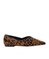 Totême Toteme Woman Ballet Flats Camel Size 8 Leather In Brown